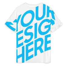 Lade das Bild in den Galerie-Viewer, Einzelbild-Design Damen / Frauen T-Shirt mit Rundhalsausschnitt und Lotusblattärmeln NT103 mit Foto Design Motiv Text selbst gestalten und bedrucken