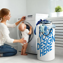 Lade das Bild in den Galerie-Viewer, Wäschekorb Spielzeug Aufbewahrungsbox Wäschesammler Groß Aufbewahrungskorb Kinderzimmer D 40 x H 69 CM mit Foto Design Motiv Text selbst gestalten und bedrucken