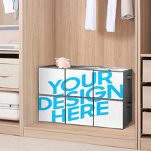 Lade das Bild in den Galerie-Viewer, Faltbare Aufbewahrungsbehälter / Aufbewahrungsbox aus Oxford-Gewebe (Kombinationsmodell) mit Foto Text selbst gestalten und bedrucken