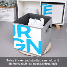 Lade das Bild in den Galerie-Viewer, Faltbare Aufbewahrungsbehälter / Aufbewahrungsbox aus Oxford-Gewebe (Kombinationsmodell) mit Foto Text selbst gestalten und bedrucken