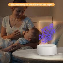 Lade das Bild in den Galerie-Viewer, Nachtlicht aus Acryl (Sockel aus Kunststoff) selbst gestalten und bedrucken