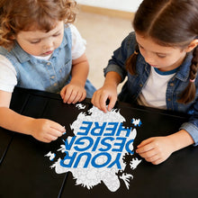 Lade das Bild in den Galerie-Viewer, Unregelmäßiges Holzpuzzles (Tigerkopfform) JJ0533028 mit Fotos Muster Text selbst gestalten und bedrucken