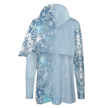 Lade das Bild in den Galerie-Viewer, Damen Long-Hoodie Slim Fit | Langer Kapuzenpullover Bedrucken | S-5XL