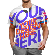 Lade das Bild in den Galerie-Viewer, Herren / Männer Balluniform Trikots S33T mit Fotos Muster Text Logo selbst gestalten und bedrucken (Simple Design)