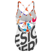 Lade das Bild in den Galerie-Viewer, Multi-Image-Druck Damen / Frauen One-piece Swimsuit Bauchnabelfreier Badeanzug SDSYY002 mit Foto selbst gestalten und bedrucken