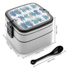 Lade das Bild in den Galerie-Viewer, Personalisierte Bento Box | 2-Etagen Lunchbox mit Griff | 1000ml