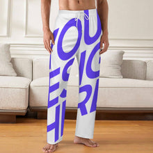 Lade das Bild in den Galerie-Viewer, Einzelbild-Design Herren / Männer Lockerer Pyjamas Schlafanzug LM071 mit Foto Design Motiv Text selbst gestalten und bedrucken