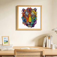 Lade das Bild in den Galerie-Viewer, Unregelmäßiges Holzpuzzles (Tigerkopfform) JJ0533028 mit Fotos Muster Text selbst gestalten und bedrucken