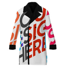 Lade das Bild in den Galerie-Viewer, Multi-Image-Druck Herren / Männer Zweireiher Trenchcoat mit Anzugkragen MWL510 mit Foto Design Motiv Text selbst gestalten und bedrucken