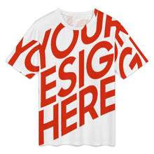 Lade das Bild in den Galerie-Viewer, Einzelbilddruck Damen / Herren T-Shirt mit Volldruck NT mit Foto Design Motiv Text selbst gestalten und bedrucken (Simple Design)