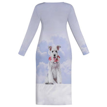 Lade das Bild in den Galerie-Viewer, Langarmkleid personalisieren | Kleid mit eigenem Foto bedrucken