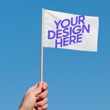 Lade das Bild in den Galerie-Viewer, Autofahne mit Fotos Muster Text Logo selbst gestalten und bedrucken