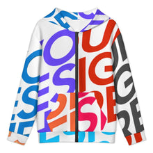 Lade das Bild in den Galerie-Viewer, Multi-Image-Design Kinder Sweatshirt / Hoodie mit Reißverschluss LM516 selbst gestalten und bedrucken
