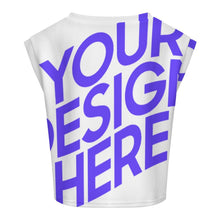 Lade das Bild in den Galerie-Viewer, Einzelbilddruck Damen / Frauen Strickweste mit Flügelärmeln LM563 mit Fotos Muster Text Logo selbst gestalten und bedrucken