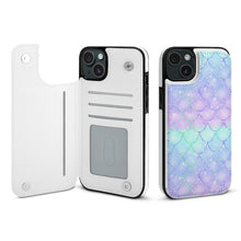 Lade das Bild in den Galerie-Viewer, iPhone 15 Flip Case personalisiert | Kartenfach & 360° Schutz | UV-Druck