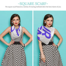 Lade das Bild in den Galerie-Viewer, NZ215 Multifunktionstuch Seidenschal Halsschal Halstuch Kopftuch mit Foto selbst gestalten und bedrucken