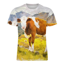 Lade das Bild in den Galerie-Viewer, Personalisiertes T-Shirt aus Eisseide | Vollflächig mit Foto bedrucken