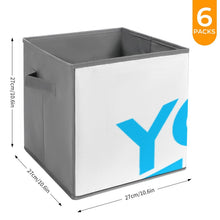 Lade das Bild in den Galerie-Viewer, Faltbare Aufbewahrungsbehälter / Aufbewahrungsbox aus Oxford-Gewebe (Kombinationsmodell) mit Foto Text selbst gestalten und bedrucken