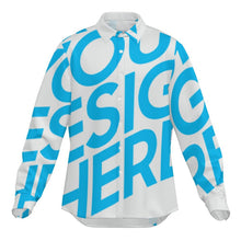 Lade das Bild in den Galerie-Viewer, Einzelbild-Design Herren / Männer Langarmhemd MWXU105 mit Foto Design Motiv Text selbst gestalten und bedrucken