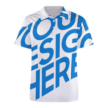 Lade das Bild in den Galerie-Viewer, Einzelbilddruck Sommer Ice Silk Polo T-Shirt Herren / Männer B612 mit Fotos Muster Text Logo selbst gestalten und bedrucken