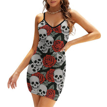 Lade das Bild in den Galerie-Viewer, Bodycon Minikleid mit Spaghettiträgern | High-Stretch & Custom Design