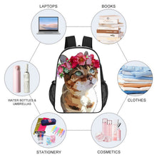 Lade das Bild in den Galerie-Viewer, Personalisierter 17-Zoll Clear Backpack mit Heavy-Duty-Tragegurt und UV-Druck