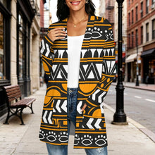 Lade das Bild in den Galerie-Viewer, Damen Strickjacke leicht mit Taschen bedruckbar