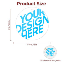 Lade das Bild in den Galerie-Viewer, Acryl schmuck (mehrere Stile verfügbar) mit Foto Text selbst gestalten und bedrucken