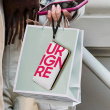 Lade das Bild in den Galerie-Viewer, Lange Vertikale Geldbörse / Vertikale Brieftasche / Leder Portemonnaie vertikal (mit Kordel) (auf beiden Seiten das gleiche Bild) mit Foto selbst gestalten und bedrucken