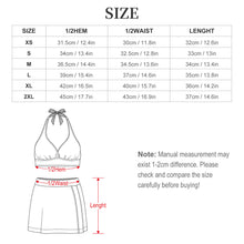 Lade das Bild in den Galerie-Viewer, Multi-Image-Druck Damen / Frauen Zweiteiliger Badeanzug mit Schnürung und Minirock (Schlitz) 308977 mit Fotos Muster Text Logo selbst gestalten und bedrucken