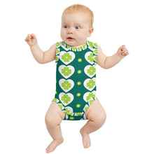 Lade das Bild in den Galerie-Viewer, Personalisierter Baby-Strampler aus Baumwolle – ärmellos mit individuellem Druck