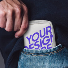 Lade das Bild in den Galerie-Viewer, Multi-Image-Design Geldbörsen / Geldbeutel Kartentasche aus Leder mit Foto selbst gestalten und bedrucken