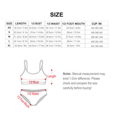 Lade das Bild in den Galerie-Viewer, Multi-Image-Druck Sexy BK2137 Damen Bustier Bikini selbst gestalten und bedrucken