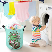 Lade das Bild in den Galerie-Viewer, Staubdichter Wäschekorb mit staubdichtem Gürtel mit Foto Text selbst gestalten und bedrucken