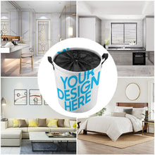 Lade das Bild in den Galerie-Viewer, Staubdichter Wäschekorb mit staubdichtem Gürtel mit Foto Text selbst gestalten und bedrucken