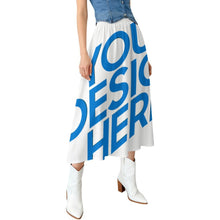 Lade das Bild in den Galerie-Viewer, Einzelbilddruck Damen / Frauen Halblanger Rock B72Q mit Foto Text selbst gestalten und bedrucken