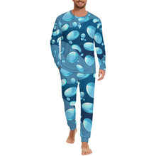 Lade das Bild in den Galerie-Viewer, Herren Schlafanzug-Set mit Henley-Kragen – individuell gestaltbar