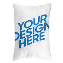 Lade das Bild in den Galerie-Viewer, Polyester Kissenbezug Kissenhülle beidseitig bedruckt (vertikale Version) (Doppelseitig verschiedene Bilder) mit Foto Muster Text selbst gestalten und bedrucken