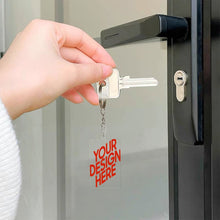 Lade das Bild in den Galerie-Viewer, Schlüsselanhänger aus Acryl (beidseitiger Druck) mit Foto Design Motiv Text selbst gestalten und bedrucken