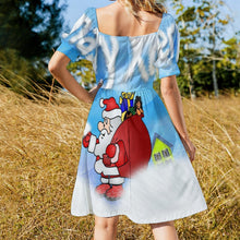 Lade das Bild in den Galerie-Viewer, Personalisiertes A-Linien Kleid | Sommerkleid mit Foto gestalten