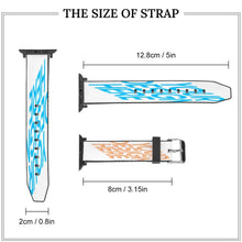 Lade das Bild in den Galerie-Viewer, Hochwertiges PU Leder Armband für Apple iWatch Armbanduhr mit Foto selbst gestalten und bedrucken