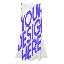 Lade das Bild in den Galerie-Viewer, Einzelbild-Design Damen / Frauen Langer Rock mit hoher Taille GM mit Foto Design Motiv Text selbst gestalten und bedrucken (Simple Design)