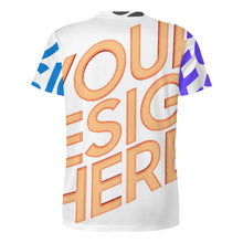 Lade das Bild in den Galerie-Viewer, Multi-Image-Druck Ice Silk Allover Print Herren T Shirt OMDT01 mit Ihrem Design Motiv Foto Text selbst gestalten und bedrucken