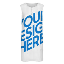 Lade das Bild in den Galerie-Viewer, Einzelbilddruck Damen / Frauen Westentaschenkleid LM456 mit Fotos Muster Text Logo selbst gestalten und bedrucken