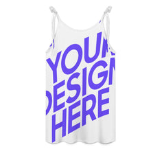 Lade das Bild in den Galerie-Viewer, Damen / Frauen Tank Kleid Bodycon Mode Spaghetti Camisole Trägerkleid F19Q mit Foto Design Motiv Text selbst gestalten und bedrucken (Simple Design)