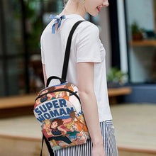 Lade das Bild in den Galerie-Viewer, Personalisierter wasserabweisender Mini-Rucksack aus Oxford-Gewebe