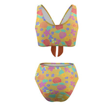 Lade das Bild in den Galerie-Viewer, High Waist Bikini selbst gestalten | Tie-Front Set mit Bauch-Weg-Effekt