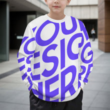 Lade das Bild in den Galerie-Viewer, Kinder Pullover Sweater GR-EYW mit Foto Text selbst gestalten und bedrucken