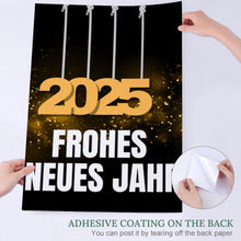 Lade das Bild in den Galerie-Viewer, Poster Drucken 2025 Frohes Neues Jahr Fotoposter Selbst Gestalten mit Foto