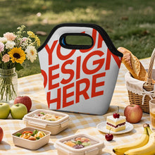 Lade das Bild in den Galerie-Viewer, Multi-Image-Druck Tragbare Lunchtasche mit Fotos Muster Text Logo selbst gestalten und bedrucken